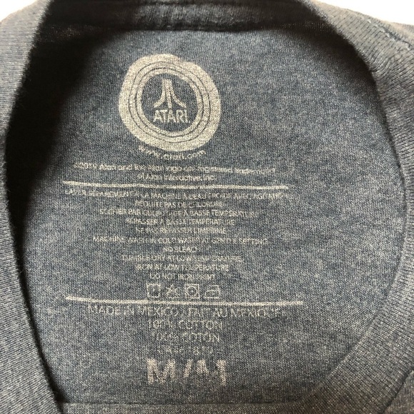 Atari 1972 Logo Dark Blue T-shirt Unisex Size Med - Picture 2 of 4